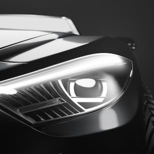 Luxury Black Sedan